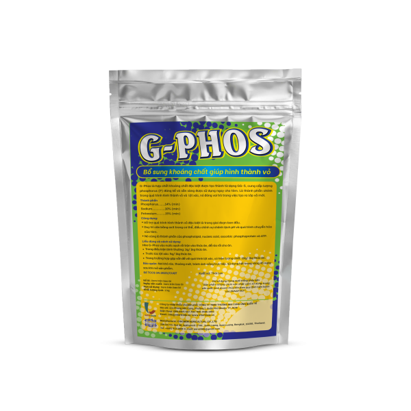 G-PHOS BỔ SUNG PHỐT PHO VÀ KALI TẠO VỎ